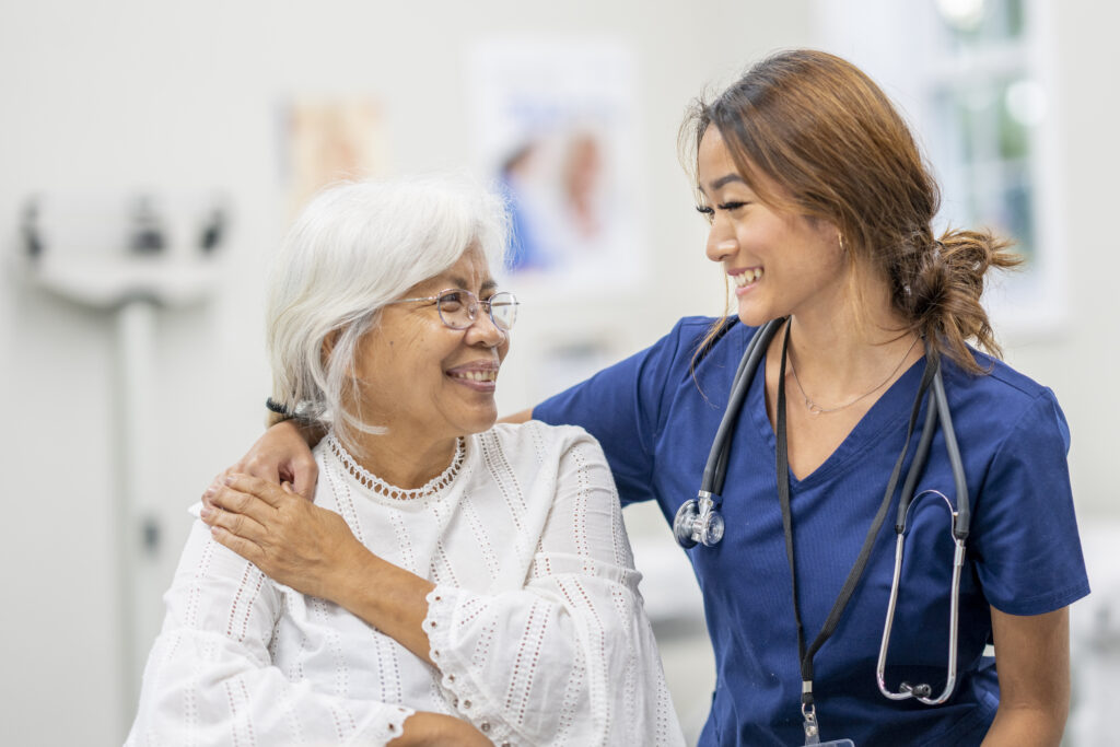 Clinician with Filipino American